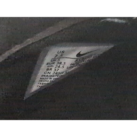 Nike Air Max Thea Mid Shoe Sneaker Ankle‎ Boot Womens 7.5 Black Leather Slip On - Picture 9 of 10